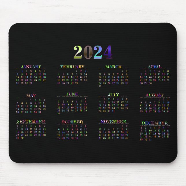Kalender 2024 musmatta (Framsidan)