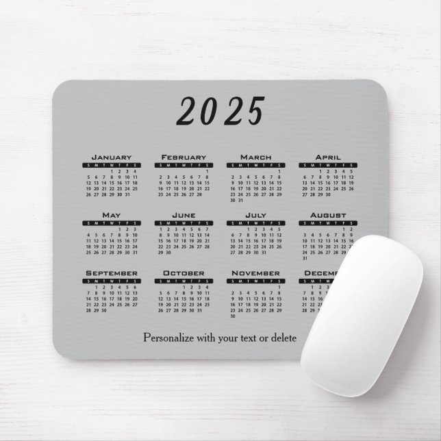 Kalender 2025 - År Musmatta (Med mus)