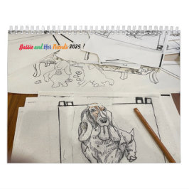 Kalender 2025 Bassie och hennes vänner