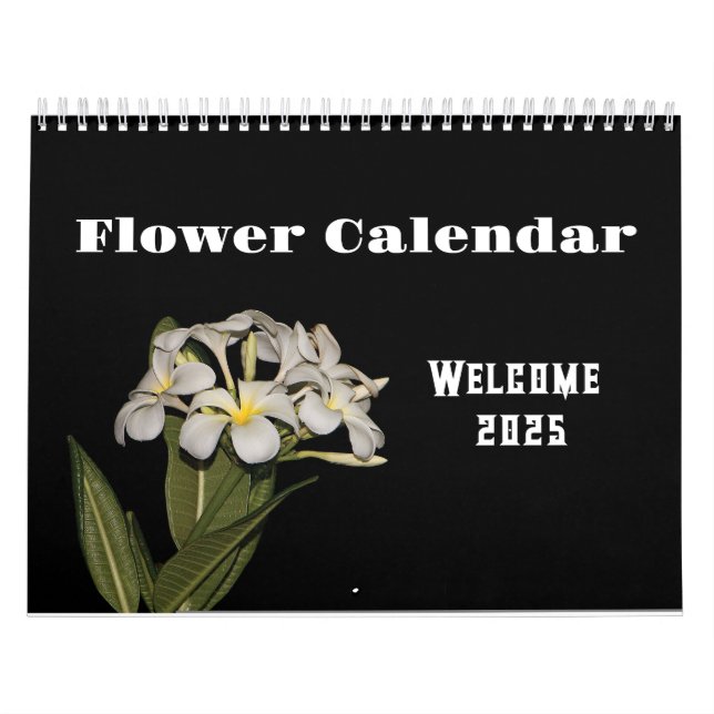 Kalender 2025 blomma och natt (Omslag)