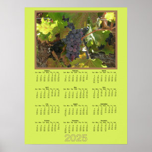 Kalender - 2025 Druvor på vinrankan Poster