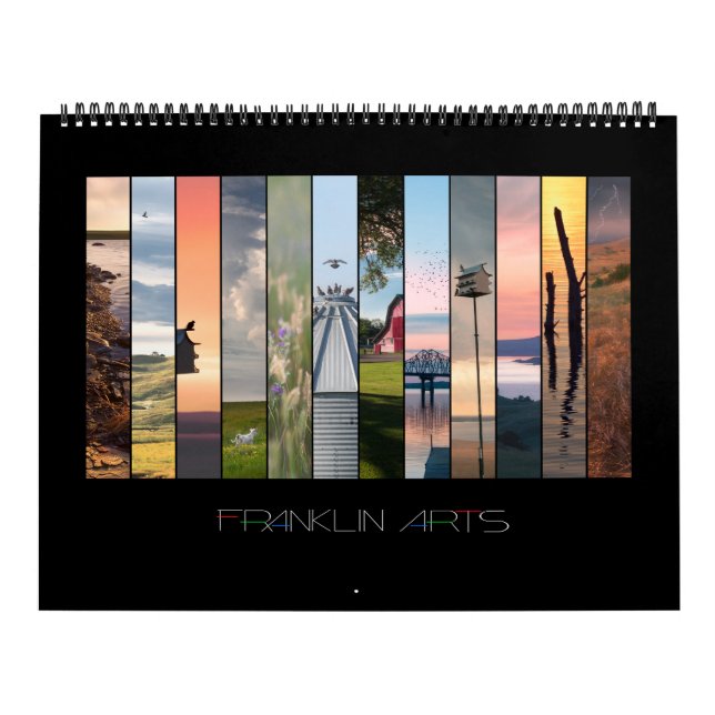 Kalender 2025 - Jordbruk, Fält och strömmar (Omslag)