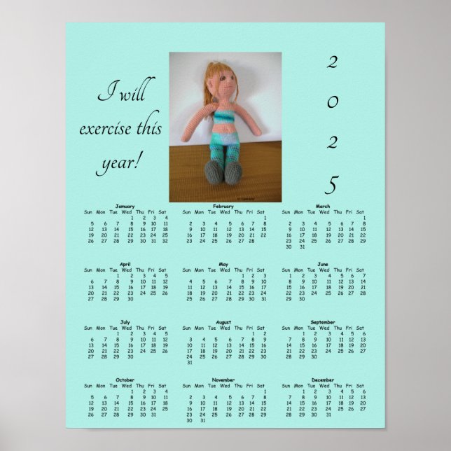 Kalender 2025 - Poster om löften (Framsidan)