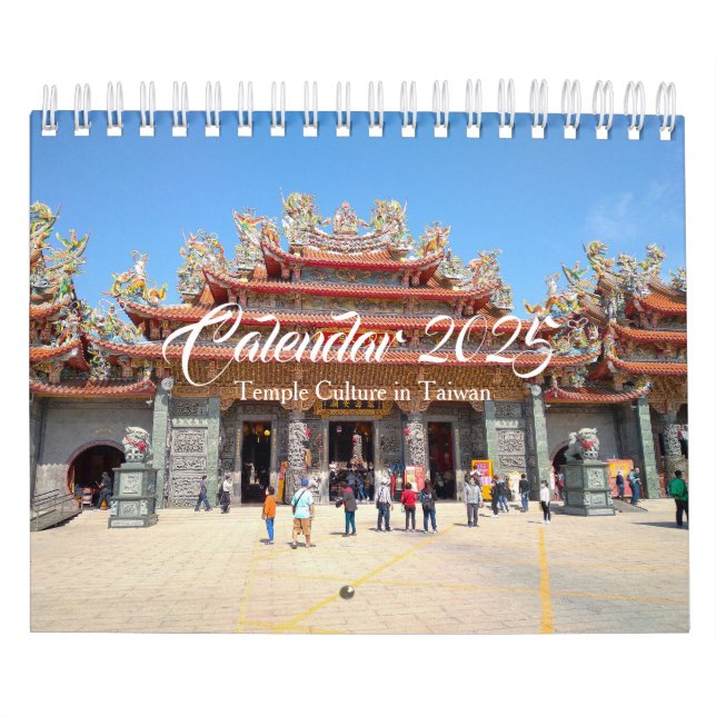 Kalender 2025: Tempelkultur i Taiwan (Omslag)
