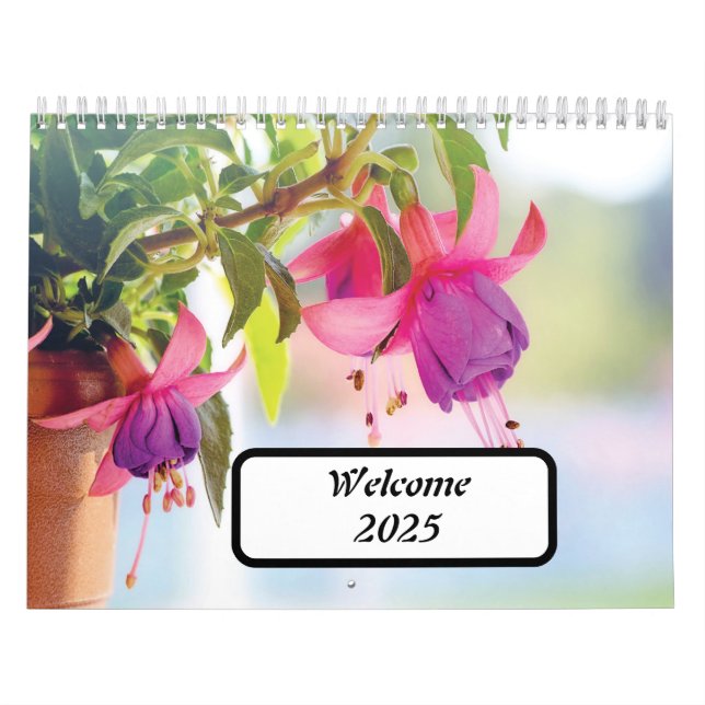 Kalender 2025 trädgårdar Blommor 1 (Omslag)