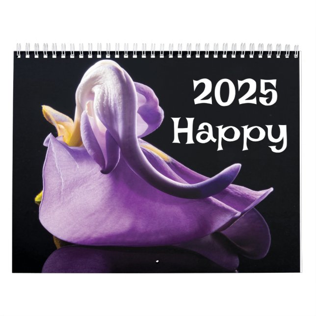 Kalender 2025 violetta Flowers (Omslag)