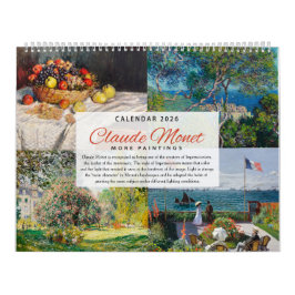 Kalender 2026 - Claude Monet 2 - Impressionism