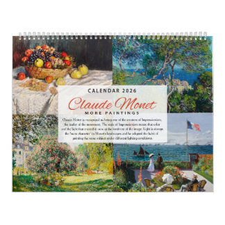 Kalender 2026 - Claude Monet 2 - Impressionism