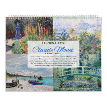 Kalender 2026 - Claude Monet - Impressionism