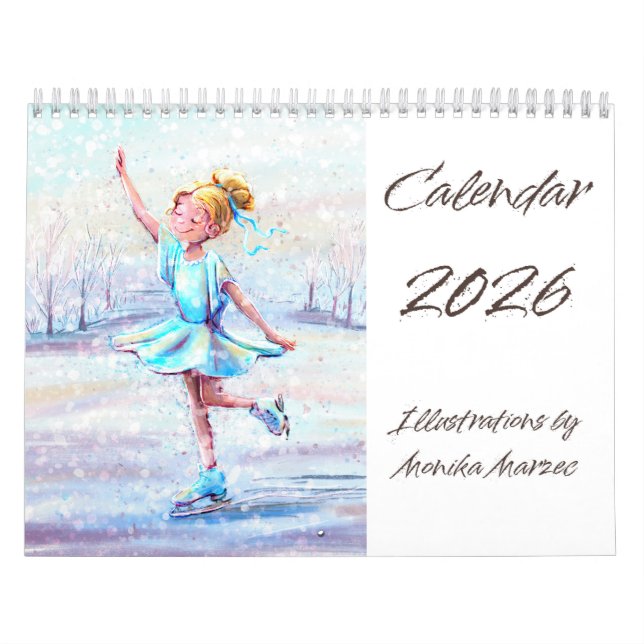Kalender 2026 ”Dans” av Monika Marzec (Omslag)