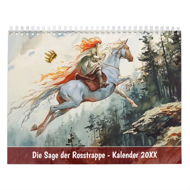 Kalender 2026 – Die Sage der Rosstrappe (Omslag)