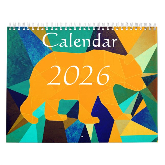 Kalender 2026 - Djur (Omslag)