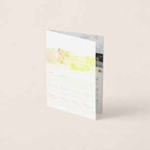 Kalender 2026 folierat kort