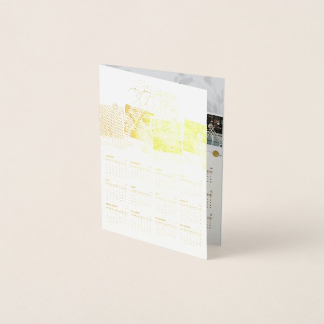 Kalender 2026 folierat kort (Framsida)