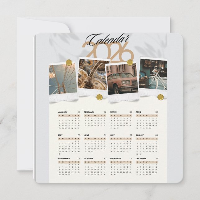 Kalender 2026 inbjudningar (Framsida)