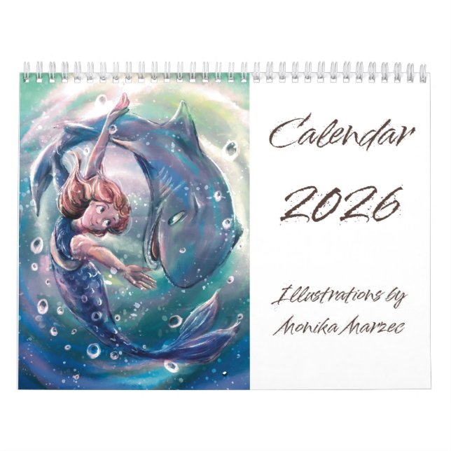 Kalender 2026 ”Play” av Monika Marzec (Omslag)