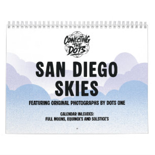 Kalender 2026 - San Diego-himlar - Enstaka prickar