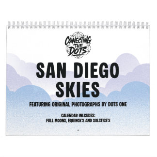 Kalender 2026 - San Diego-himlar - Enstaka prickar