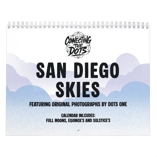 Kalender 2026 - San Diego-himlar - Enstaka prickar (Omslag)