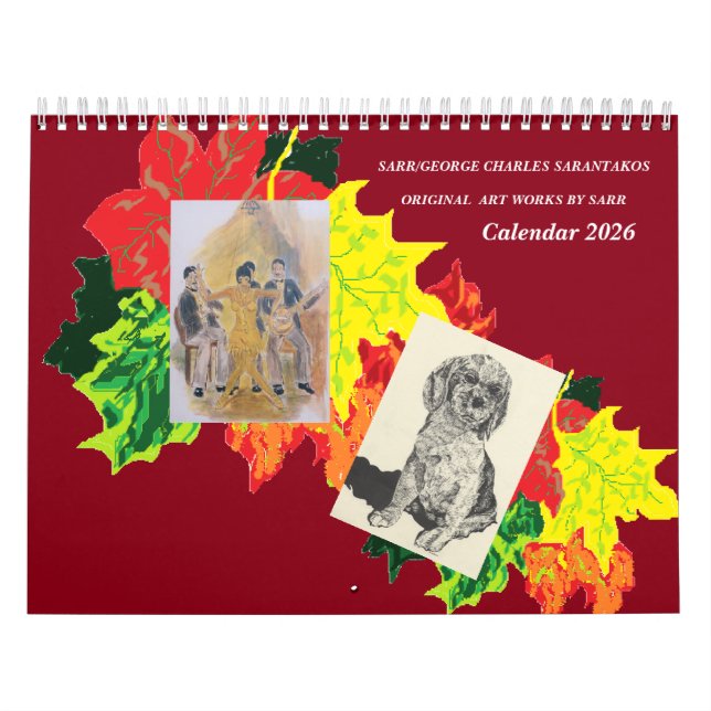 Kalender 2026 Sarr /George Charles Sarantakos (Omslag)
