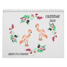 Kalender 2026 Tropiska & Vardagliga Fåglar