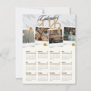 Kalender 2026 vykort