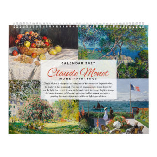 Kalender 2027 - Claude Monet 2 - Impressionism