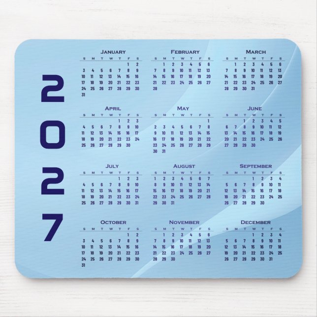 Kalender 2027 musmatta (Framsidan)