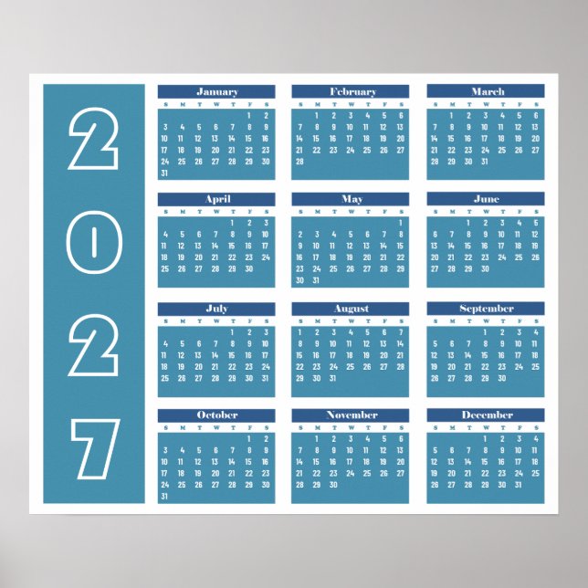 Kalender 2027 poster (Framsidan)