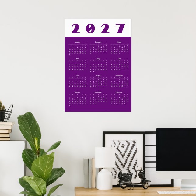 Kalender 2027 poster (Hemmakontoret)