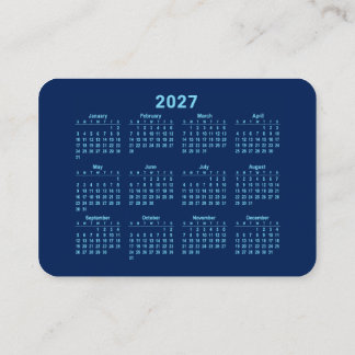 Kalender 2027 visitkort