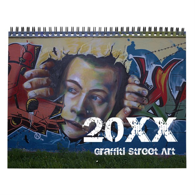 Kalender 20xx för grafittigatakonst (Omslag)