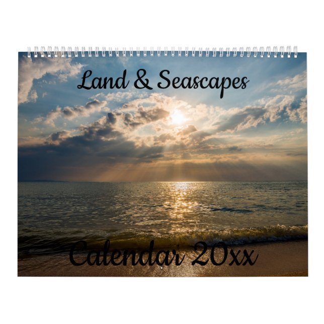Kalender 20xx - Landskap och havsutsikter (Omslag)