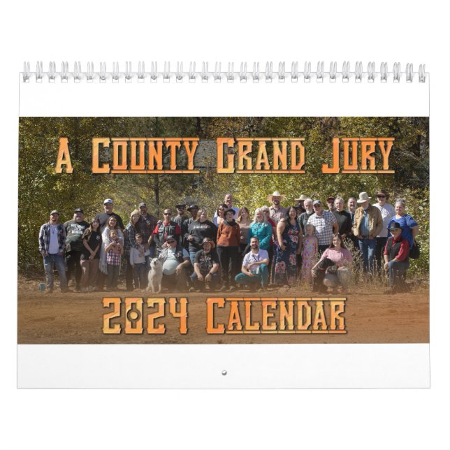Kalender "A County Grand Jury" (Omslag)