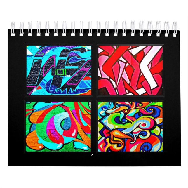 Kalender-Abstrakt-Grafitti galleri 1 Kalender (Omslag)