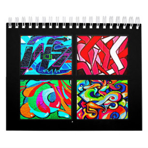 Kalender-Abstrakt-Grafitti galleri 1 Kalender