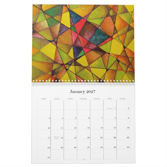 KALENDER - abstrakt konst mig - 2012 (Jan 2027)
