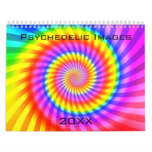 Kalender: Abstrakt / Psykedelisk teckning Kalender