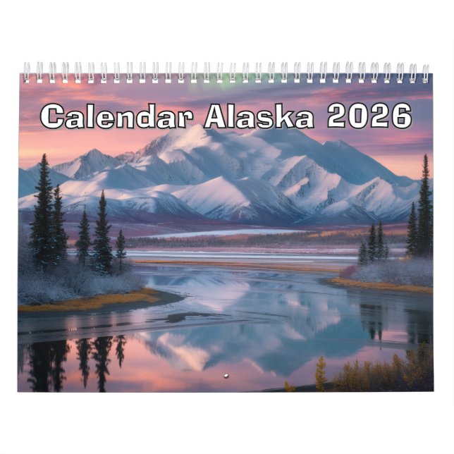 Kalender Alaska 2026 (Omslag)