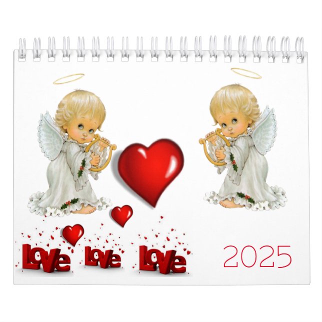 Kalender Änglar Kärlek 2025 (Omslag)