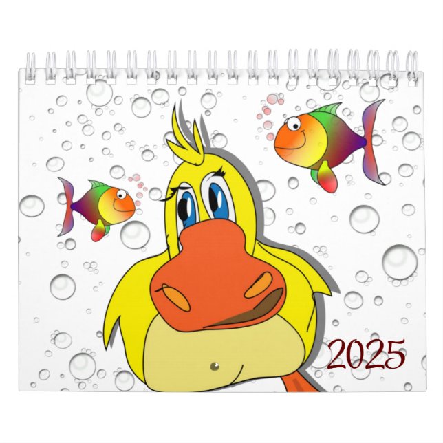 Kalender Anka och fisk 2025 (Omslag)