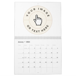 Kalender - Anpassningsbar (lägg till bild/text)