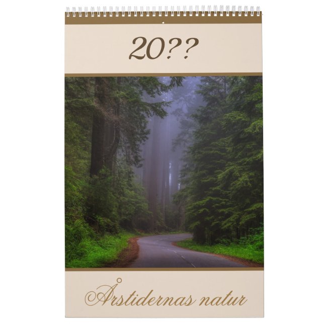 Kalender — Årstidernas natur (Omslag)