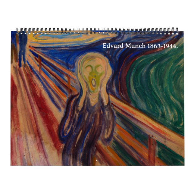 Kalender av Edvard Munch. (Omslag)