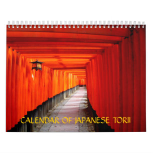 Kalender av japanska Torii