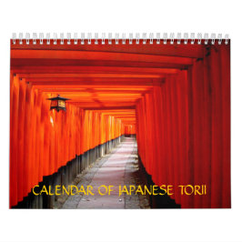 Kalender av japanska Torii