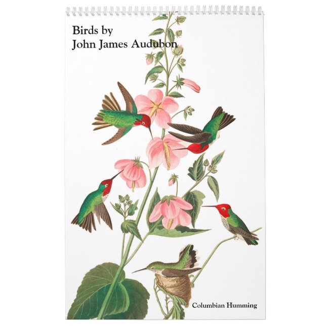 Kalender av John James Audubon (Omslag)