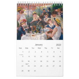 Kalender av Pierre-Auguste Renoir.