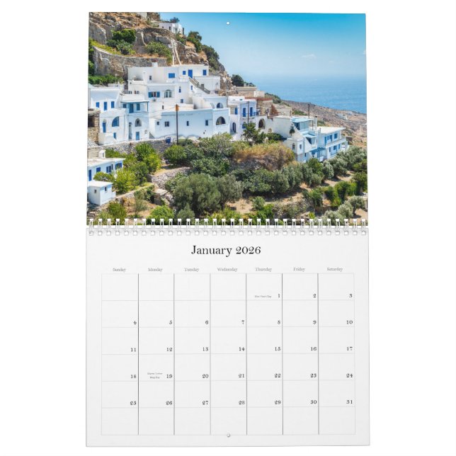 Kalender av Tinos (Jan 2026)