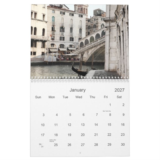 Kalender av Venedig, 2011 (Jan 2027)